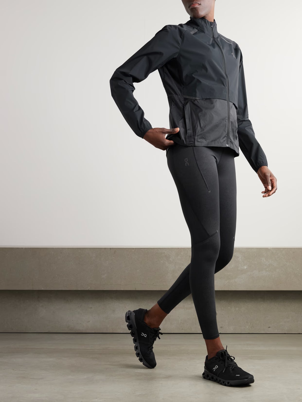 ON - Weather Layered Recycled-shell Jacket - Black