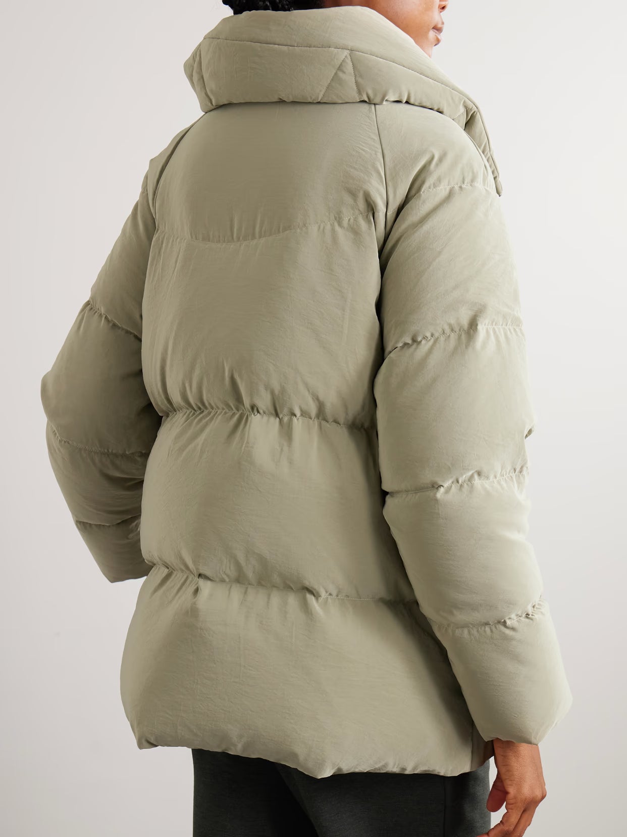 Varley - Valencia Quilted Crinkled-shell Down Jacket - Green