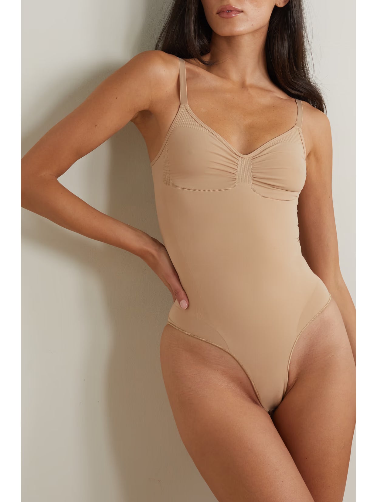 SKIMS - Seamless Sculpt Brief Bodysuit - Mica