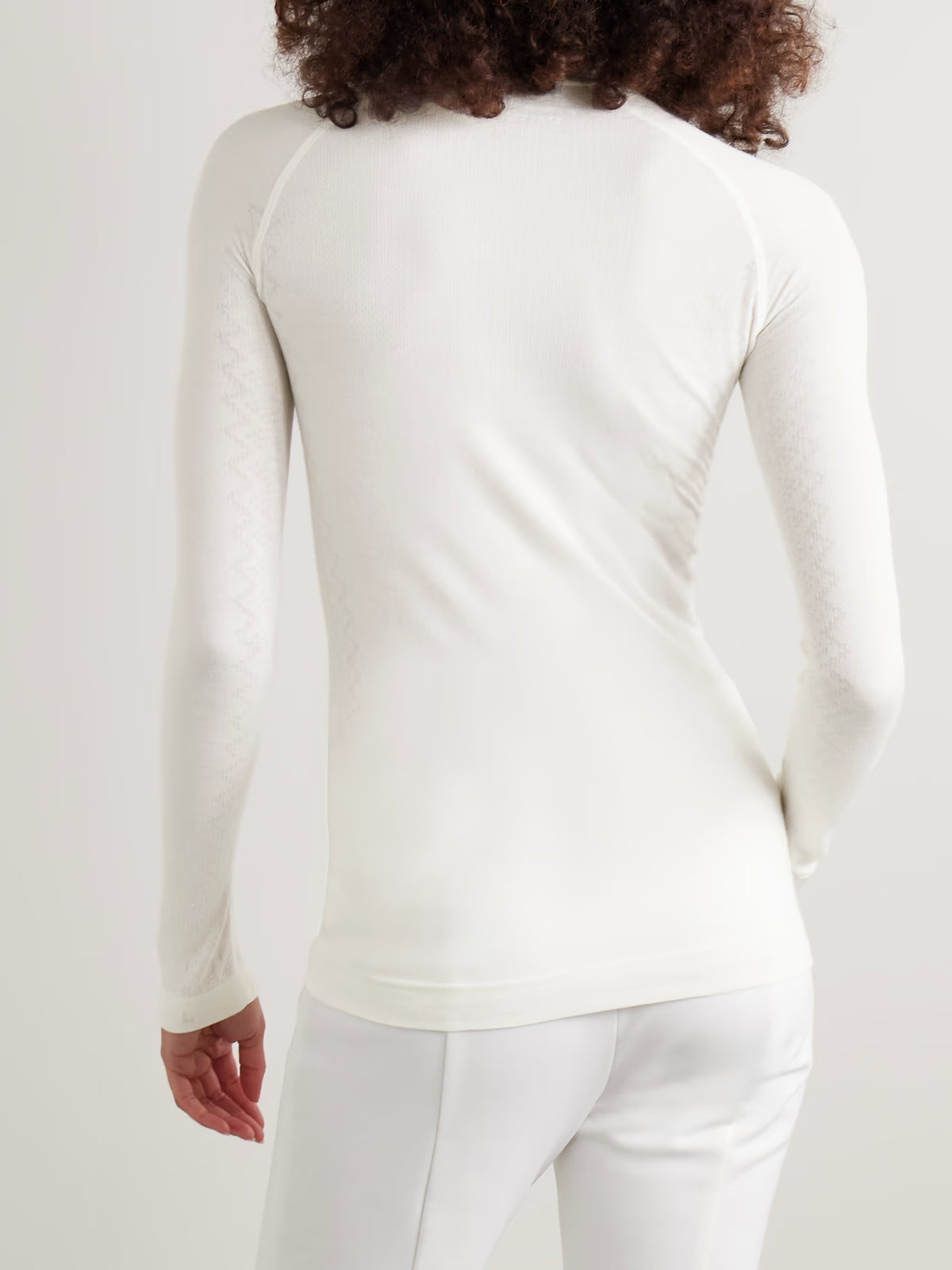 FALKE Ergonomic Sport System - Nordic Wool-blend Top - White