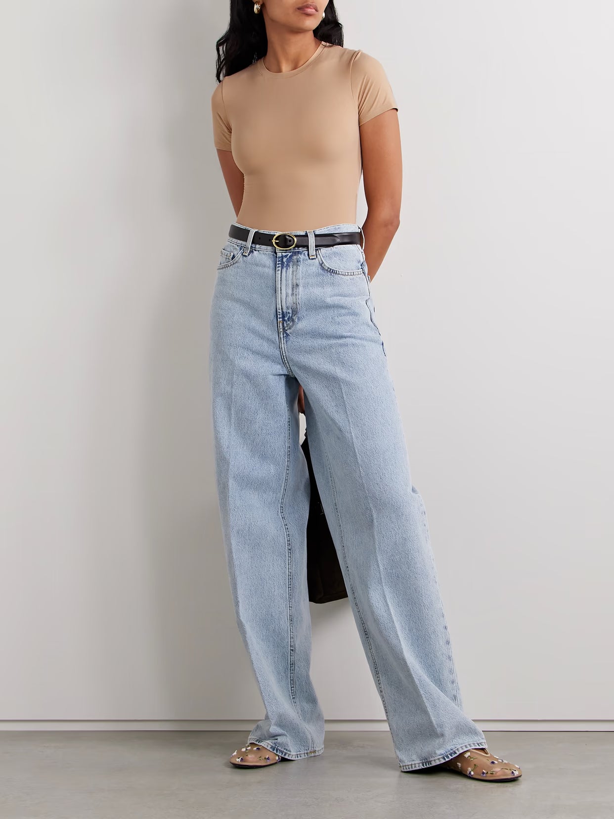 SKIMS - Fits Everybody T-shirt Bodysuit - Clay - Neutrals