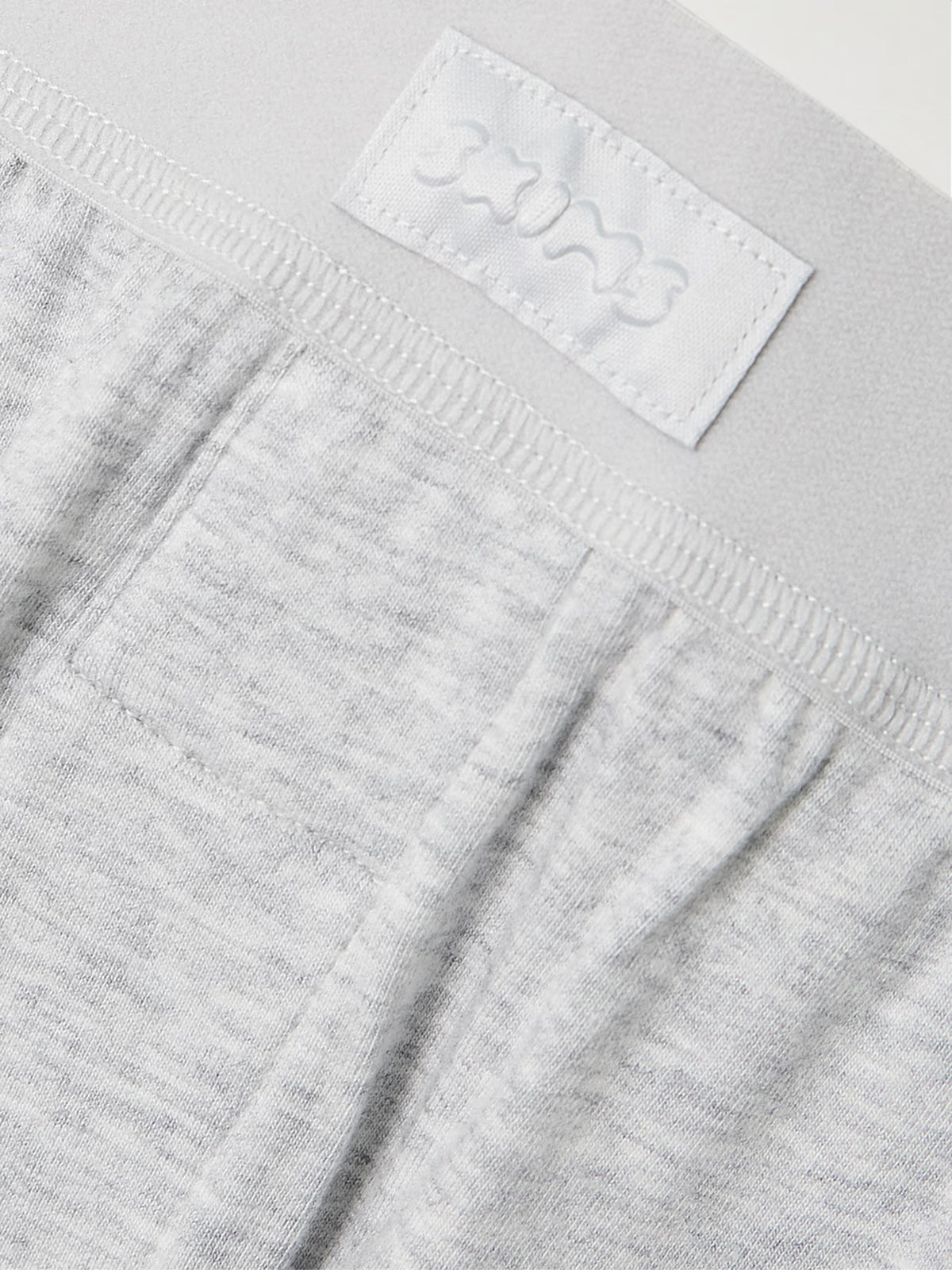 SKIMS - Boyfriend Stretch-modal And Cotton-blend Jersey Track Pants - Light Heather Grey
