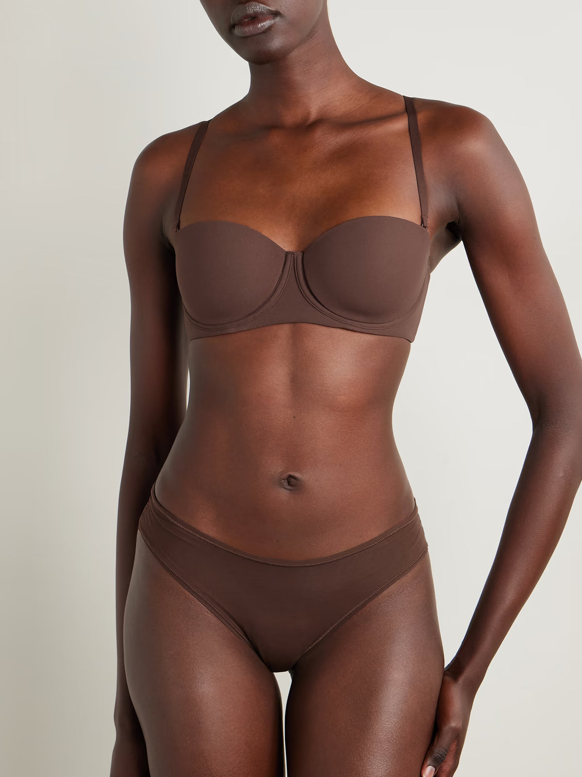 SKIMS - Fits Everybody Strapless Bra - Cocoa