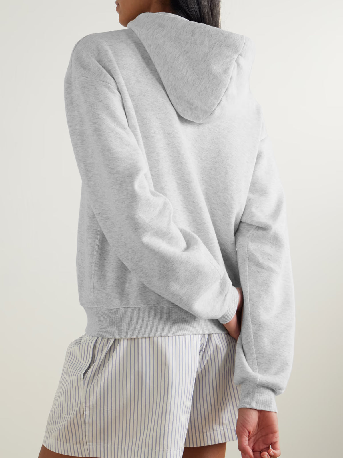 SKIMS - Classic Hoodie - Light Heather Grey