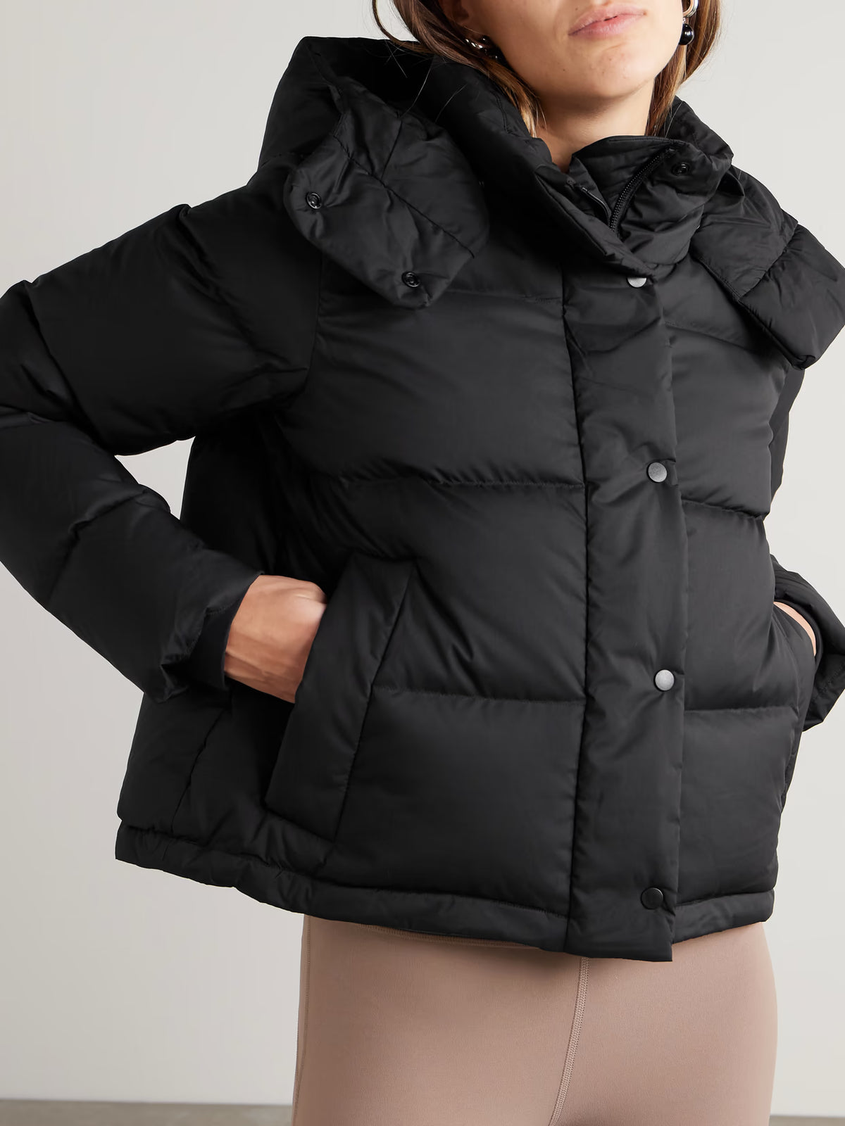 lululemon - Wunder Puff Hooded Quilted Recycled-softmatte Down Jacket - Black