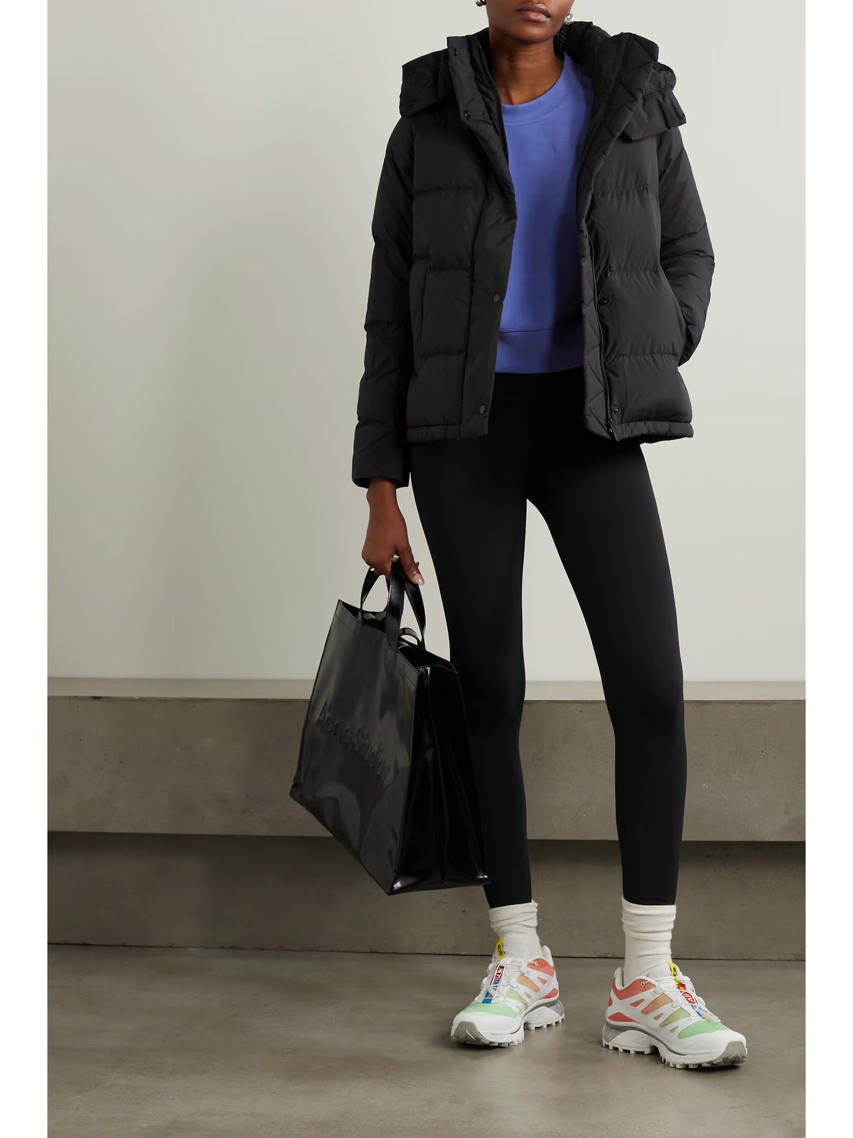 lululemon - Wunder Puff Hooded Quilted Glyde Down Jacket - Black