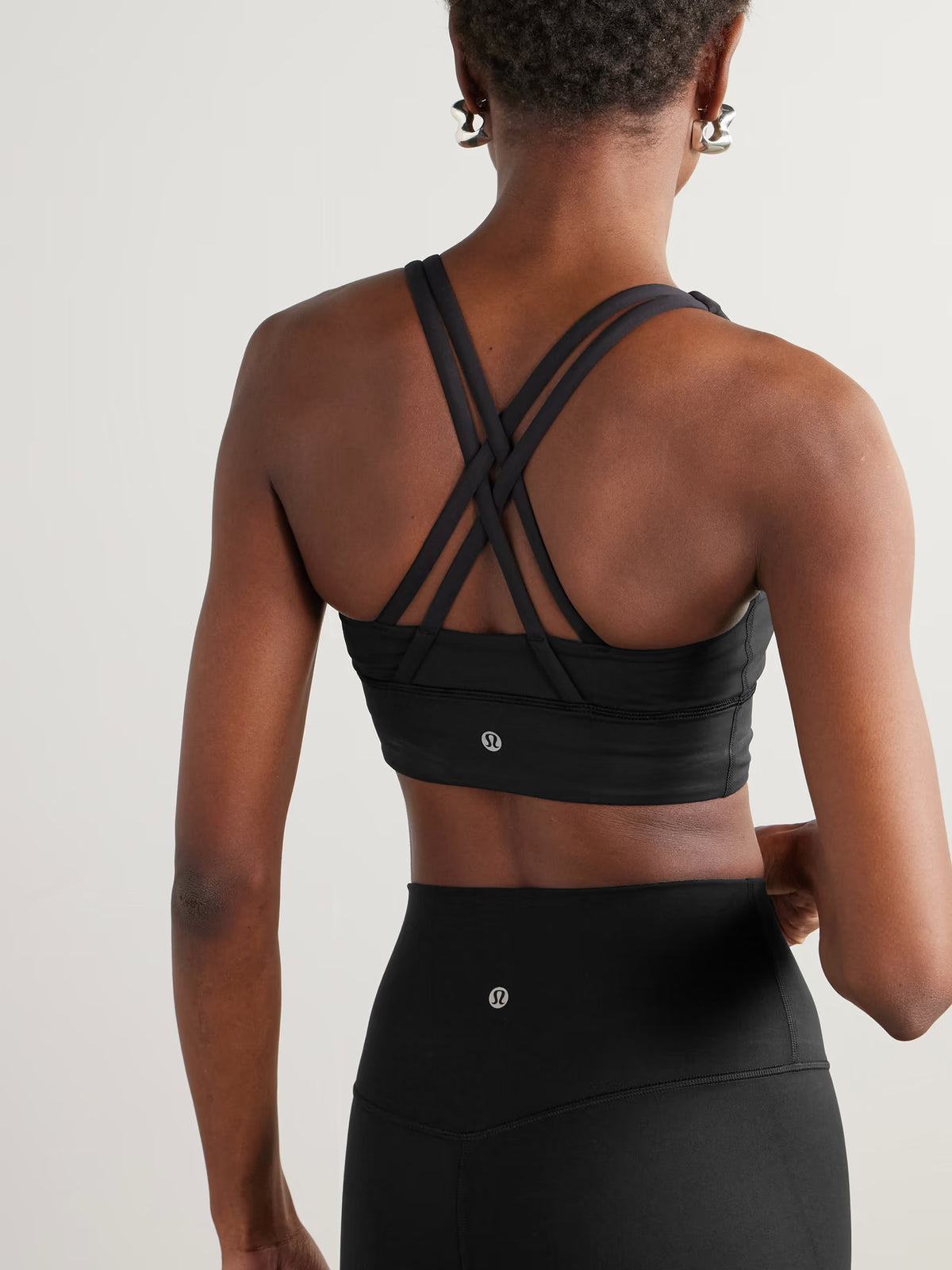 lululemon - Energy Longline Bra Medium Support, B-d - Black