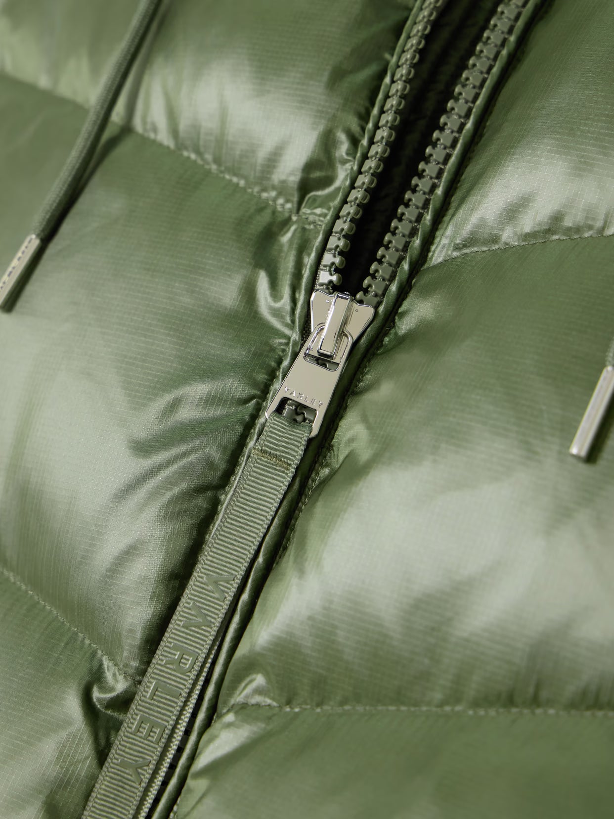 Varley - Madelina Hooded Quilted Shell Down Jacket - Green