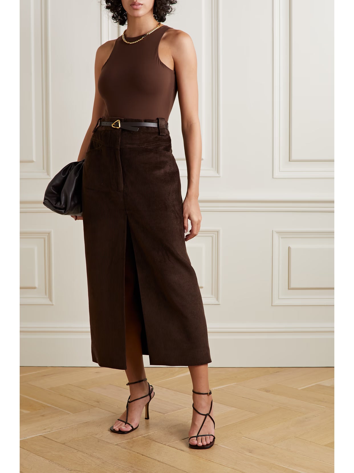 SKIMS - Fits Everybody High Neck Bodysuit - Cocoa