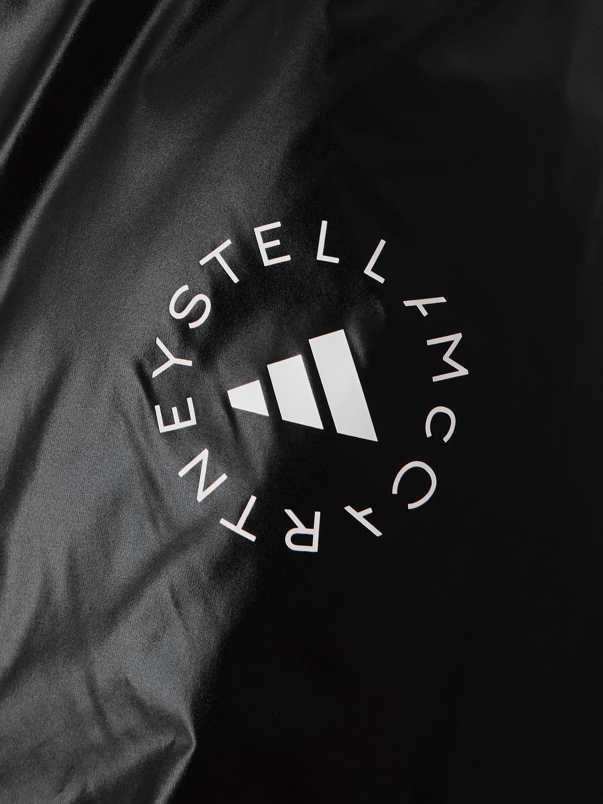 adidas by Stella McCartney - Hooded Padded Quilted Recycled Shell Jacket - Black