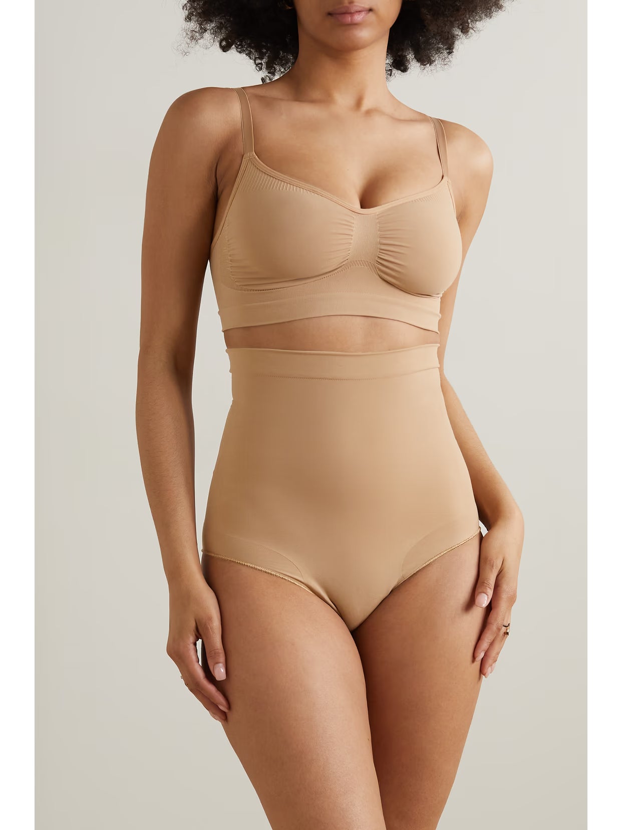 SKIMS - Seamless Sculpt High Waist Brief - Ochre