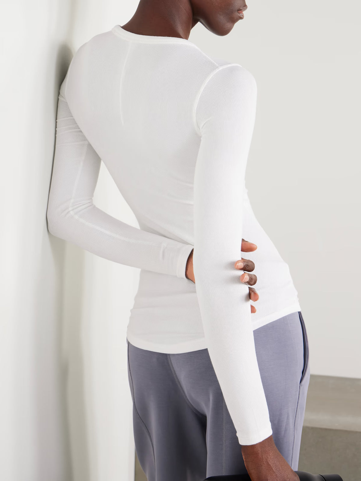 lululemon - Hold Tight Ribbed Stretch-modal T-shirt - White