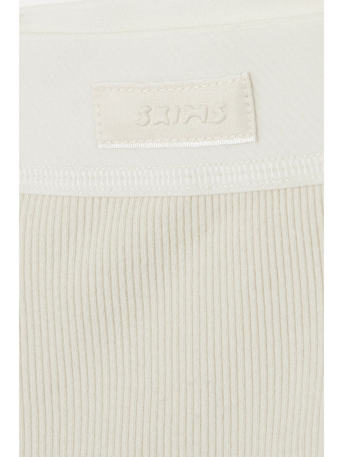 SKIMS - Thermal Ribbed Cotton-blend Leggings - Bone