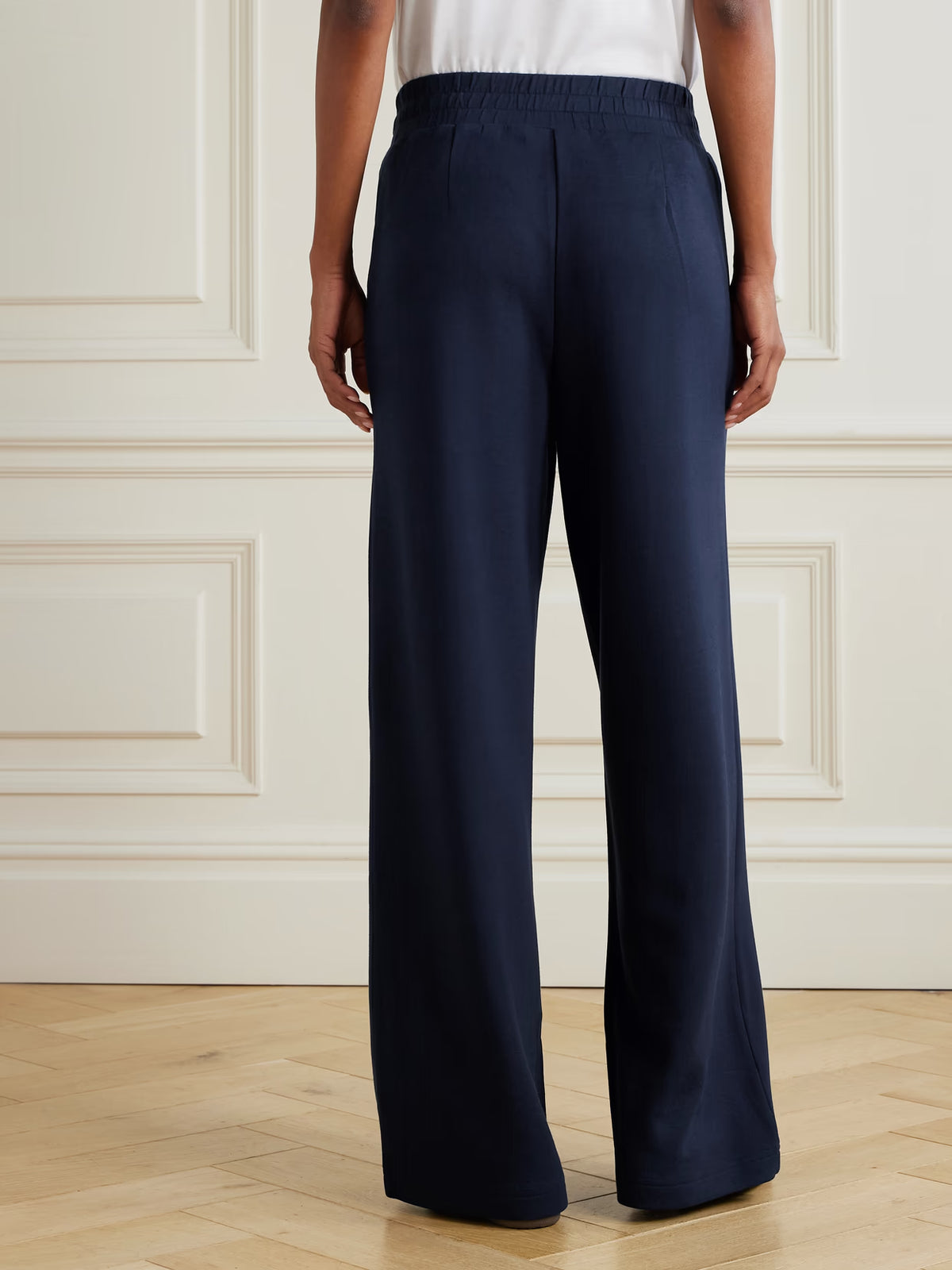 Varley - The Extra Wide Leg Pleated Doublesoft Wide-leg Pants - Blue