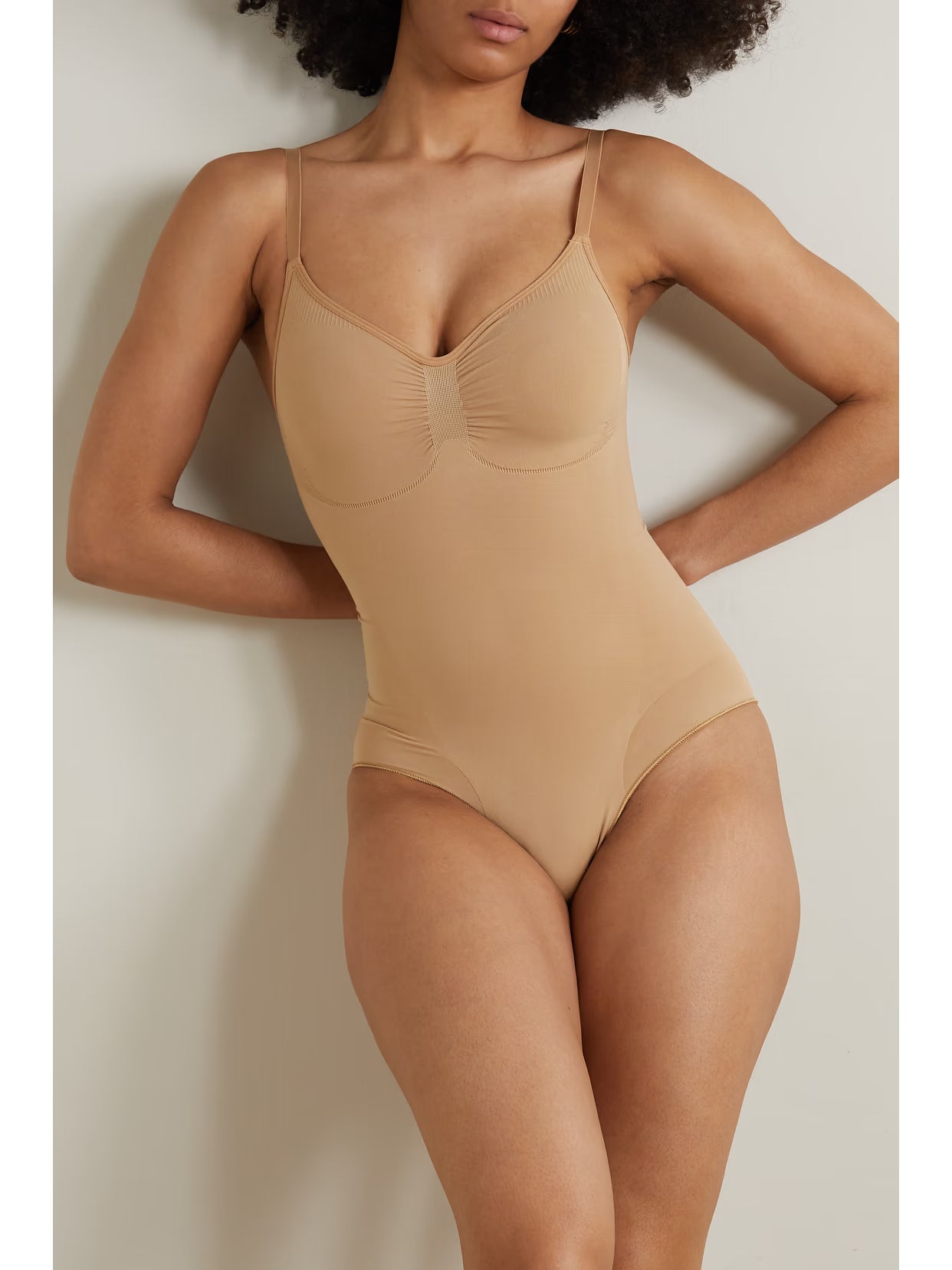 SKIMS - Seamless Sculpt Brief Bodysuit - Ochre