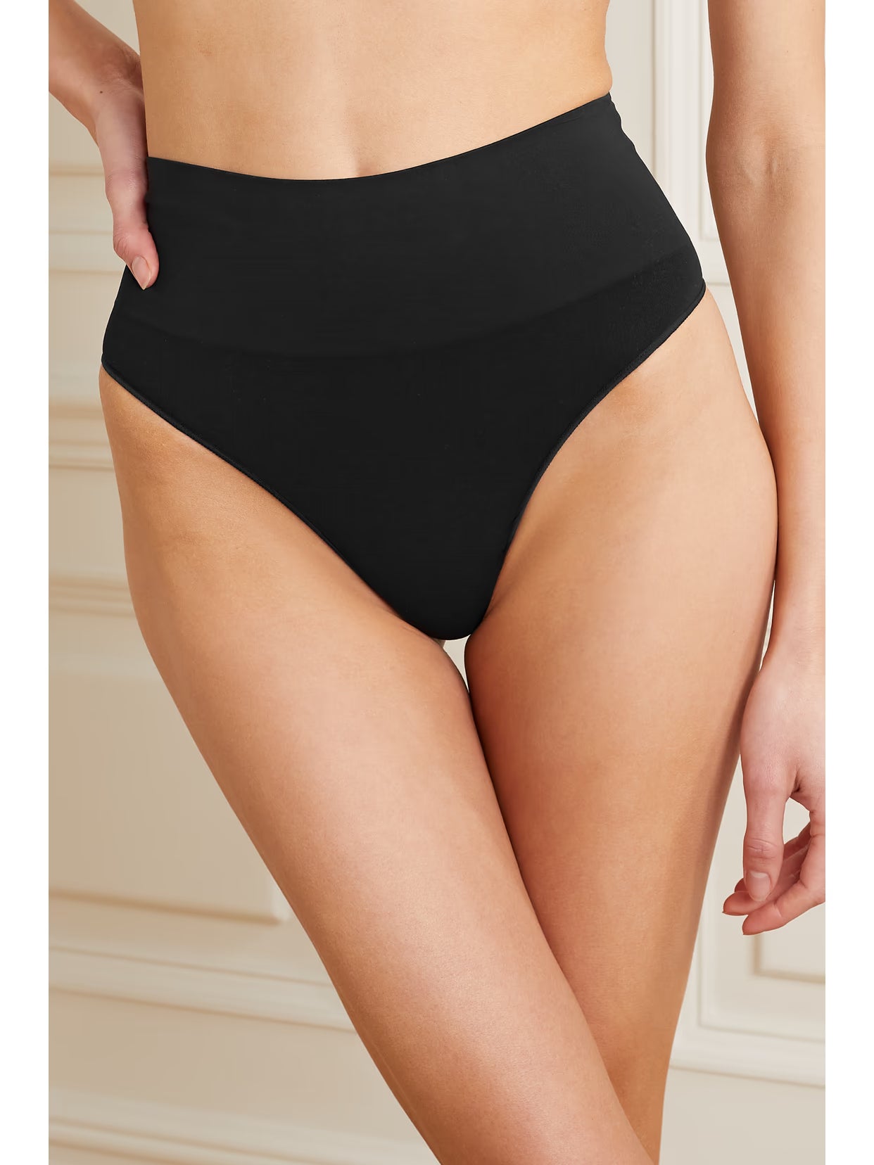 Spanx - Spanxshape Extraordinary Stretch Thong - Black