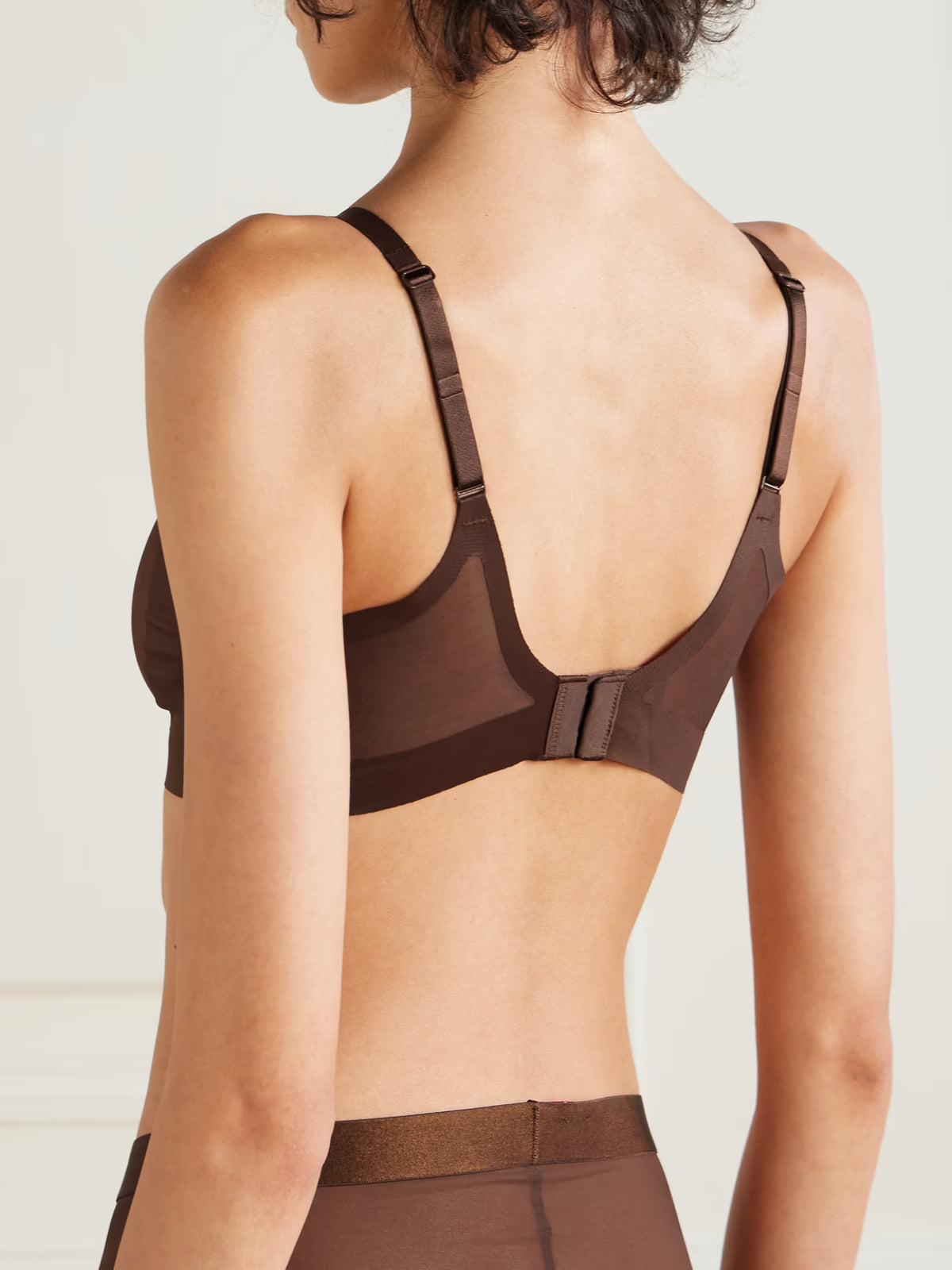 Spanx - Spanxsupersmooth Sheersense Stretch Soft-cup Bralette - Brown