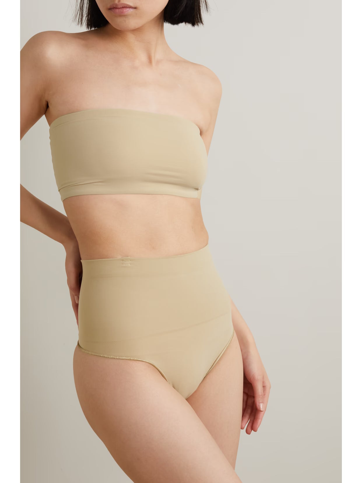 SKIMS - Core Control High Waist Thong - Clay