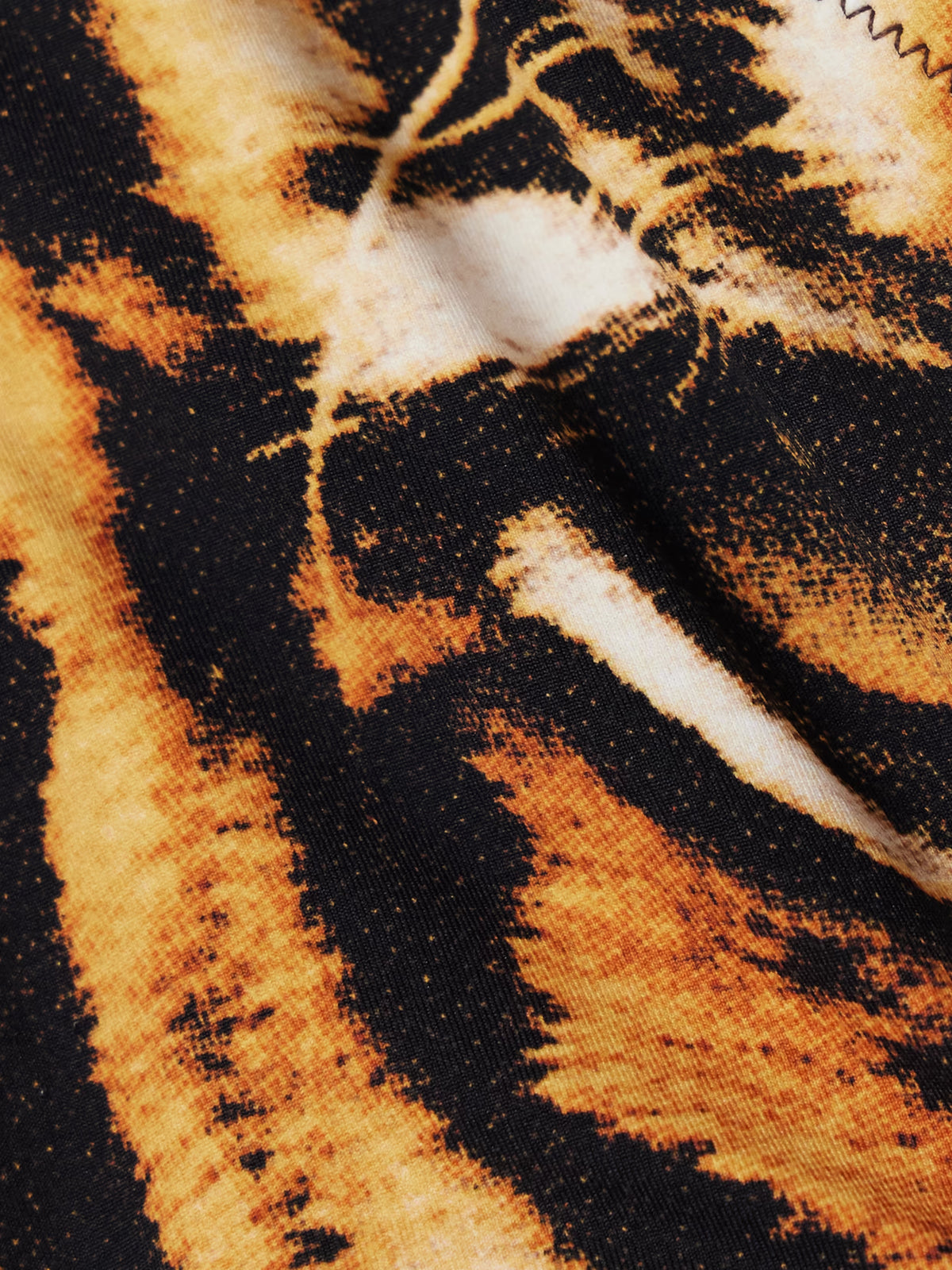 SKIMS - + Roberto Cavalli Signature Swim Plunge Triangle Top - Tiger Face