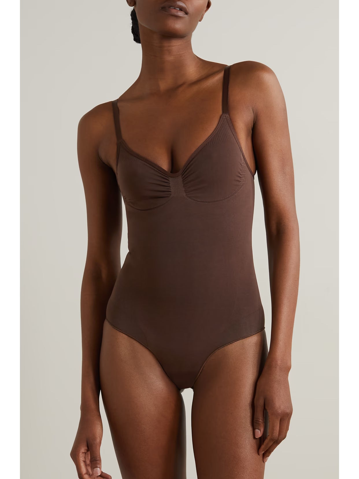 SKIMS - Seamless Sculpt Brief Bodysuit - Cocoa