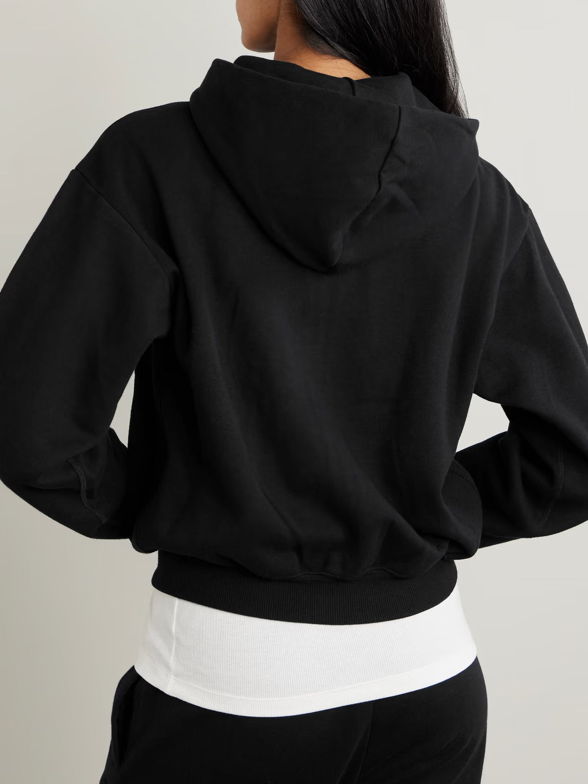 SKIMS - Classic Zip Up Hoodie - Onyx
