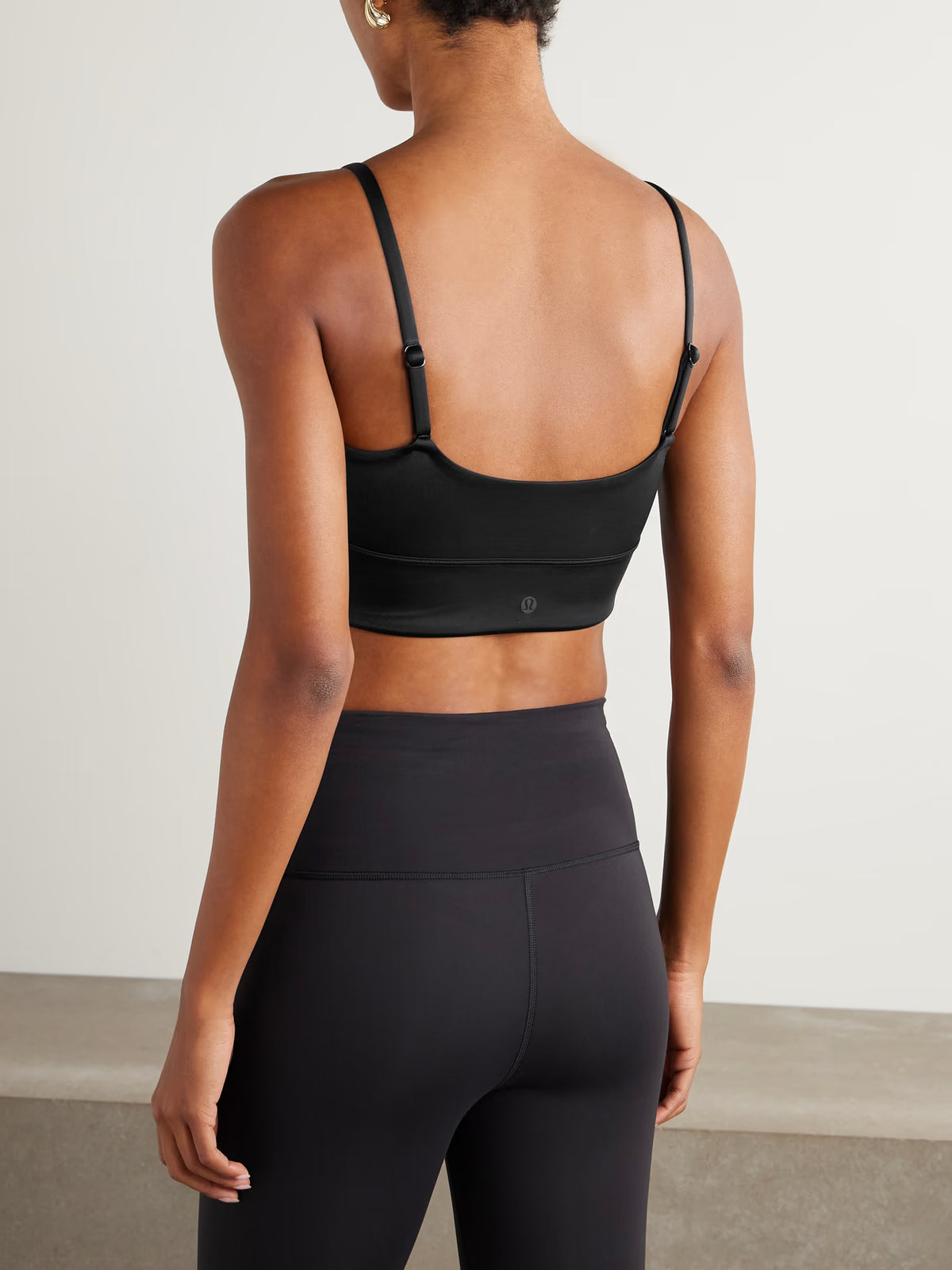 lululemon - Satin Yoga A/b Sports Bra - Black