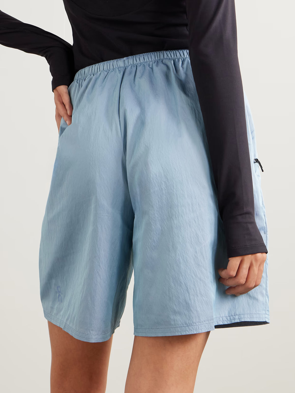 ON - Iridescent Recycled-shell Shorts - Blue