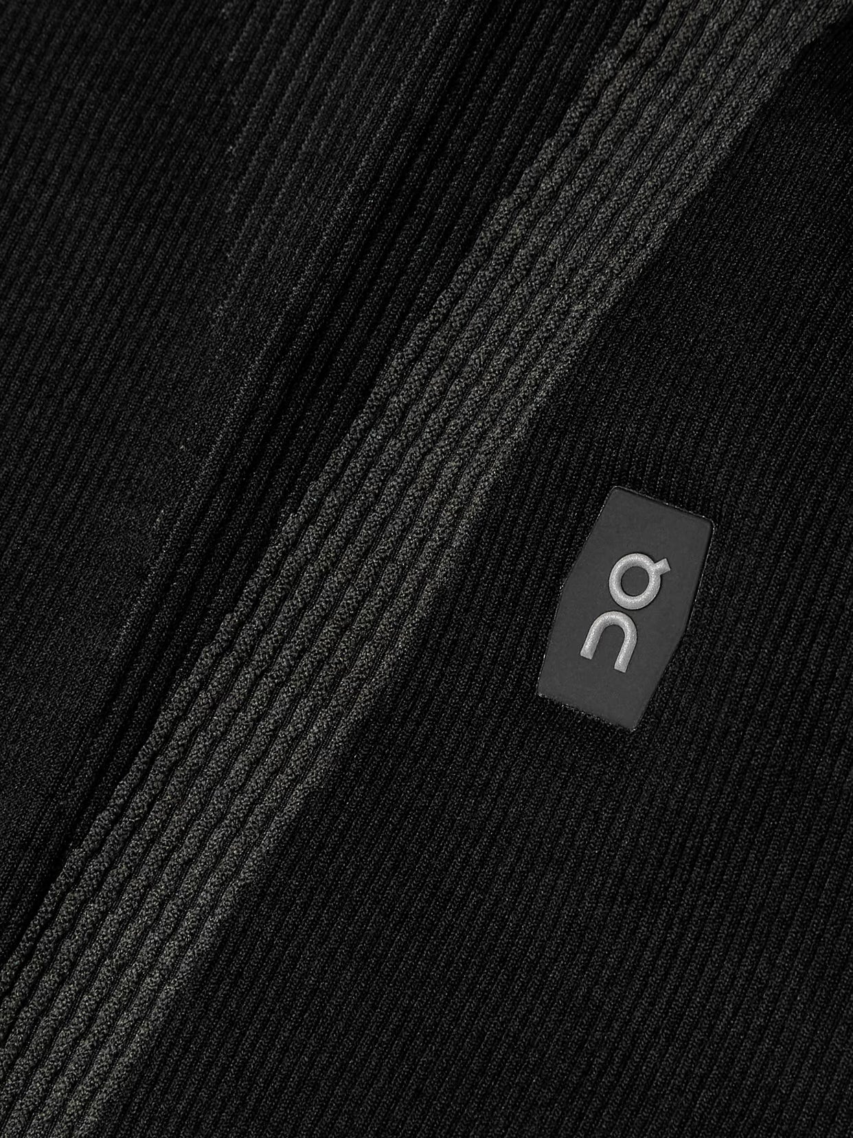 ON - Studio Striped Ribbed Stretch Recycled Leggings - Black