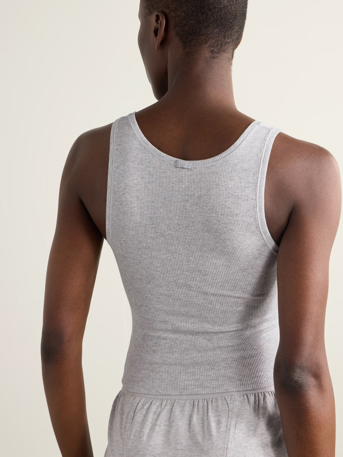 SKIMS - Cotton Rib Tank 3-pack - Bone, Light Heather Gray, Soot