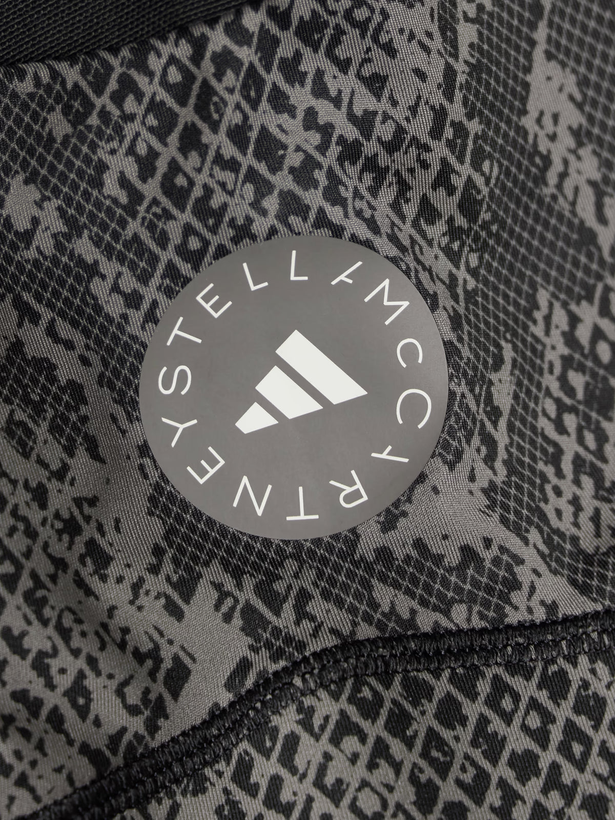 adidas by Stella McCartney - Power Impact Snake-print Recycled-stretch Sports Bra - Gray