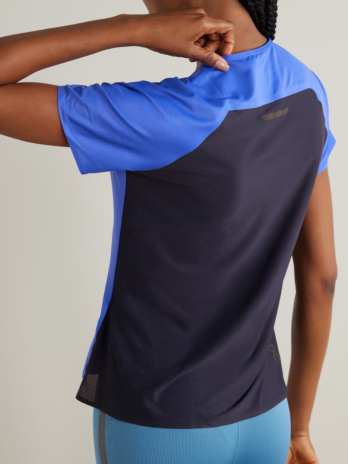 ON - Performance-t Stretch Recycled-mesh T-shirt - Blue