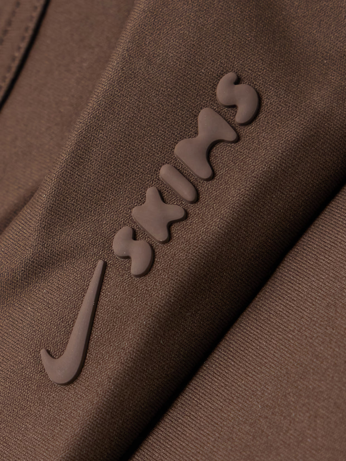 SKIMS - + Nike Double Strap Scoop Bra - Dark Sepia