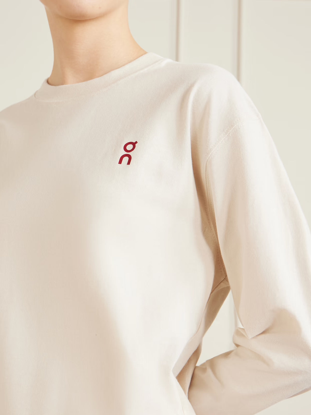 ON - Club Year Of The Horse Printed Cotton-jersey T-shirt - Ivory