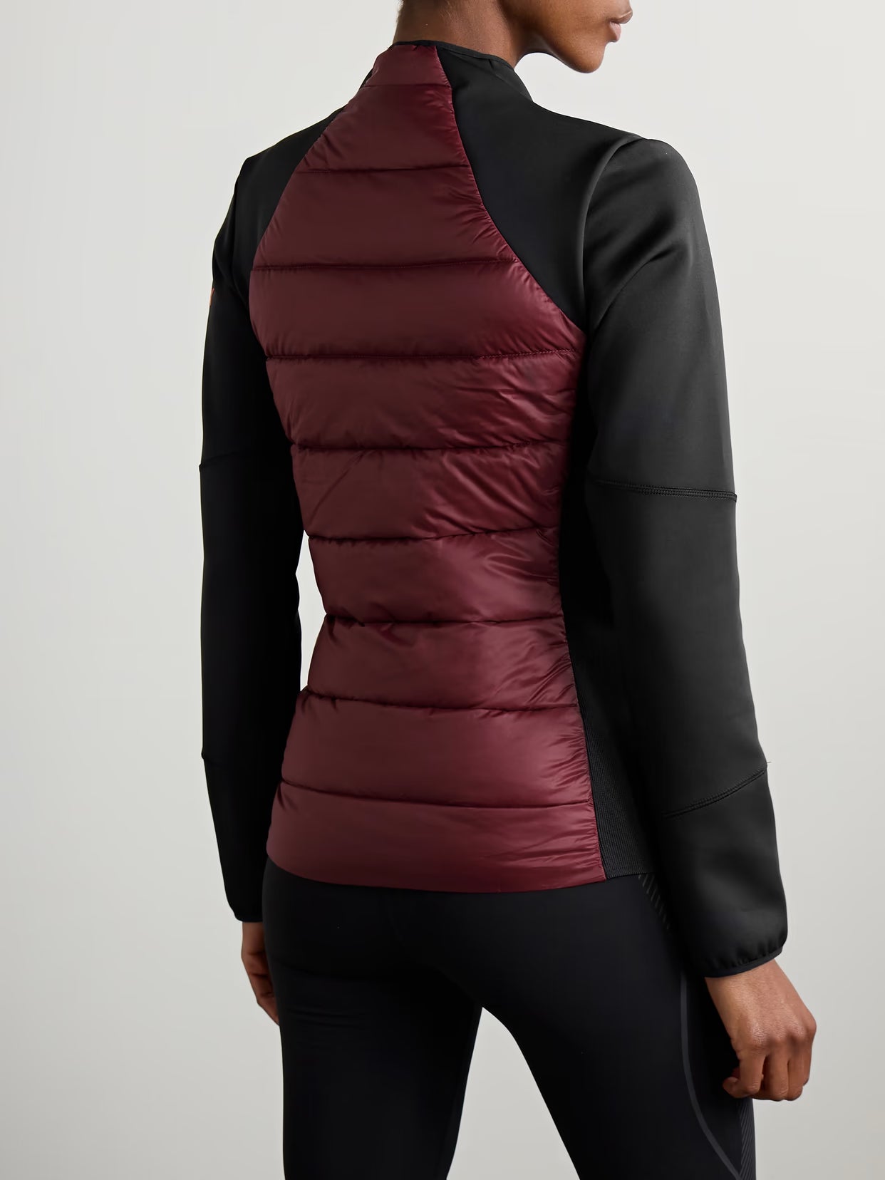 adidas by Stella McCartney - + Terrex Truenature Quilted Recycled-shell And Tech-jersey Jacket - Burgundy