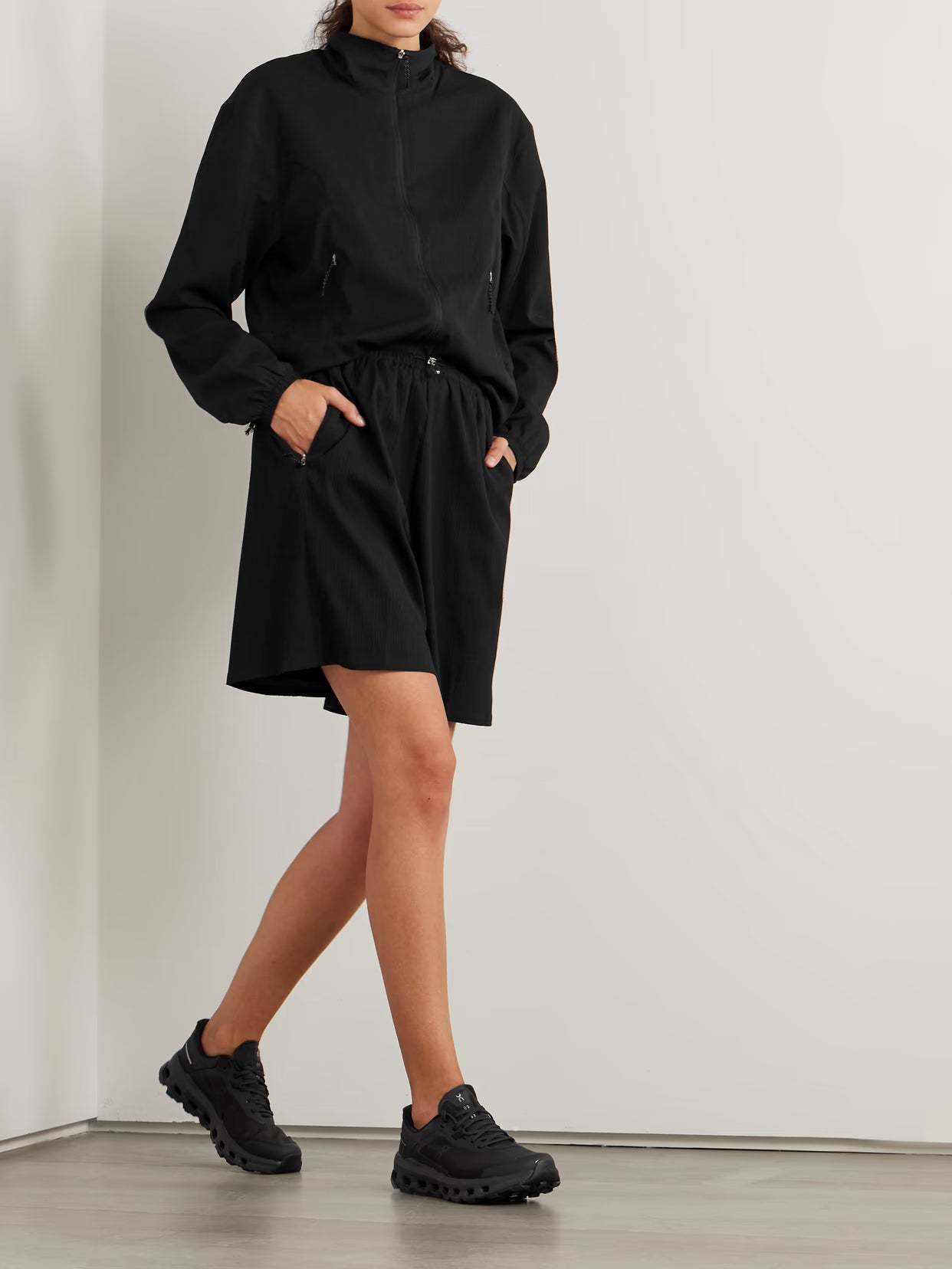 ON - Crinkled-shell Jacket - Black