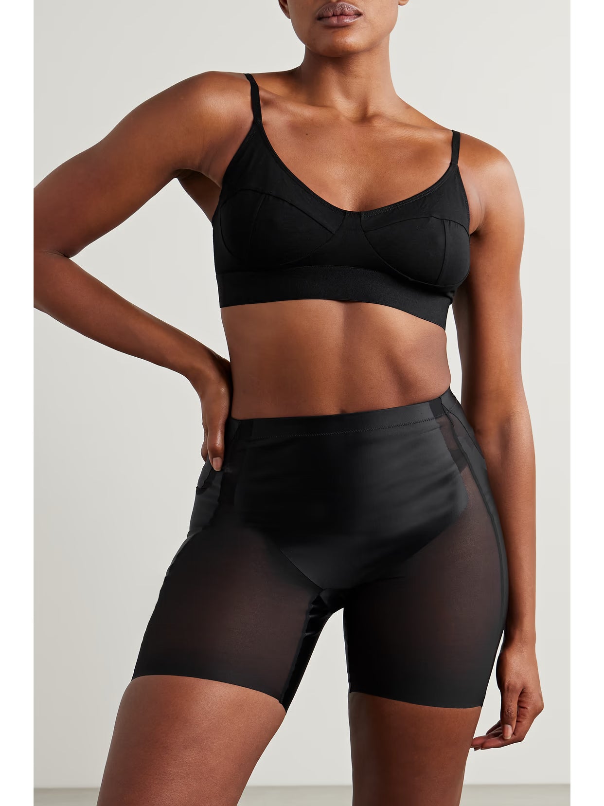 Spanx - Spanxshape Booty-lifting Shorts - Black