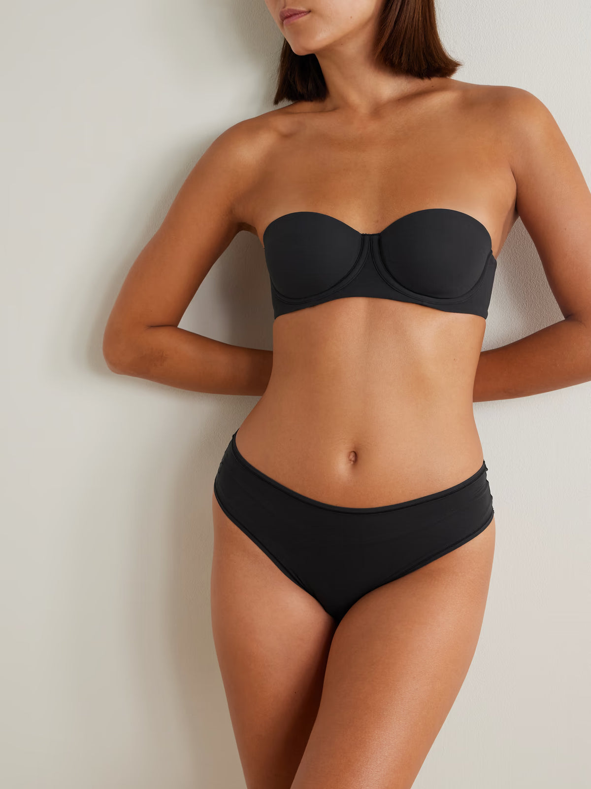 SKIMS - Fits Everybody Strapless Bra - Onyx