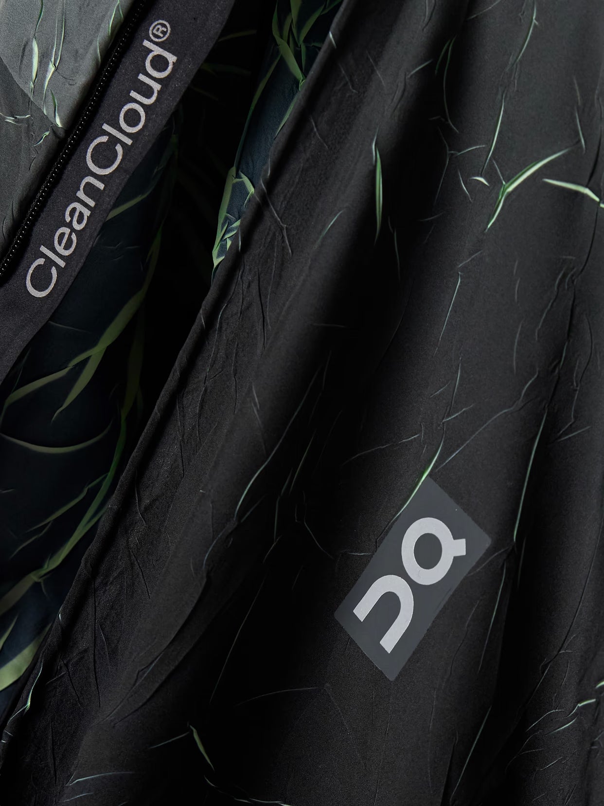 ON - Pace Run Hooded Textured Recycled-shell Jacket - Black