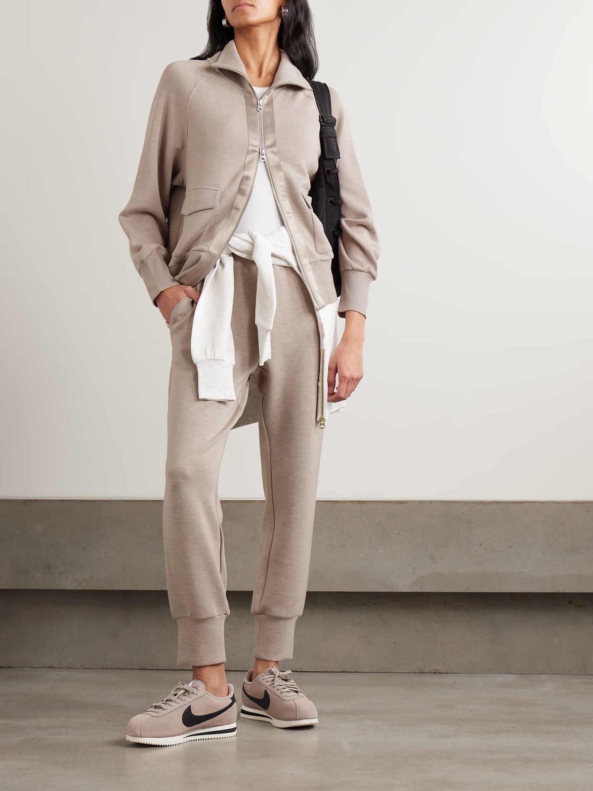 Varley - The Slim Cuff Doublesoft Track Pants - Neutrals