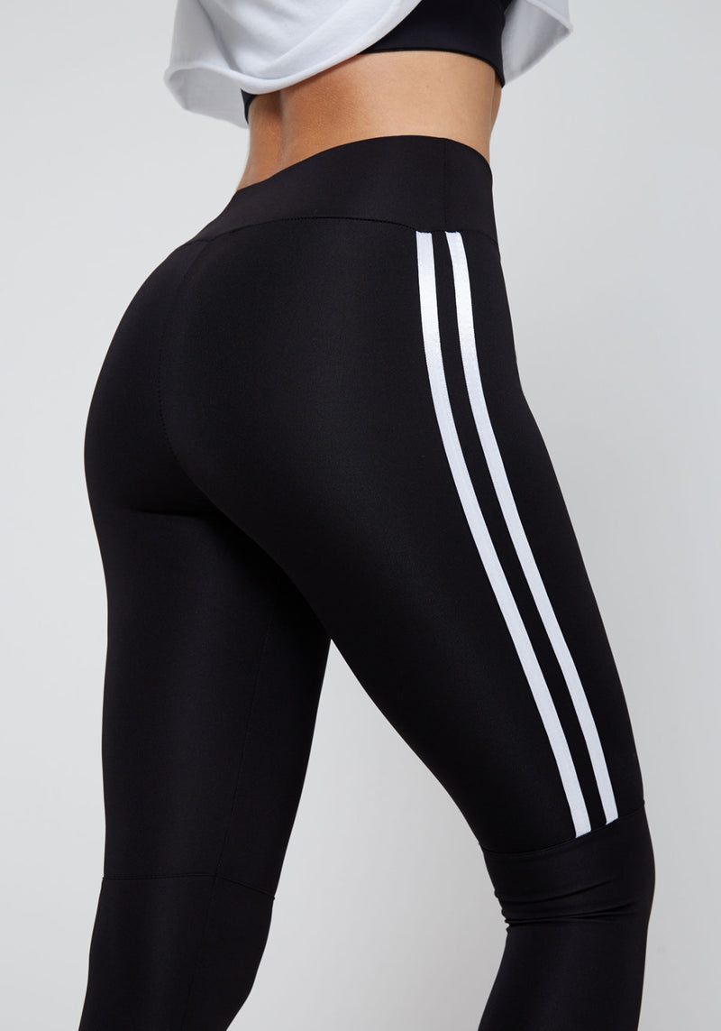 Captain Crop Tight - Black and White Cropped Leggings